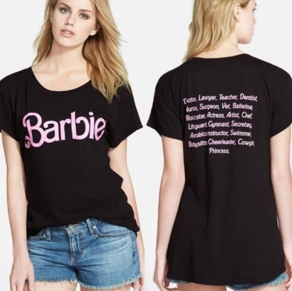 Rare! Wildfox Barbie My Resume Hippie Tee - Picture 2 of 8